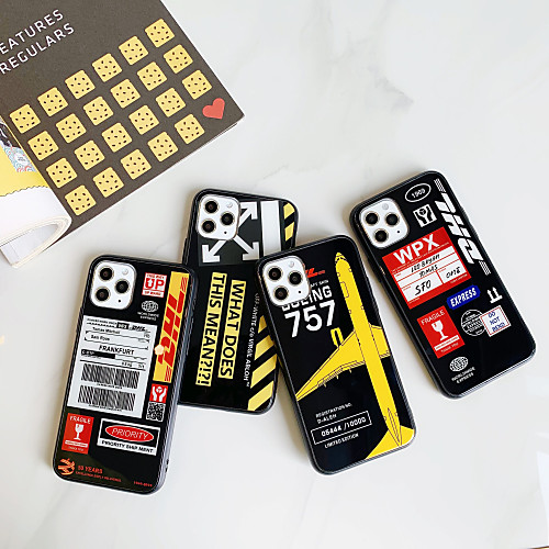 

Case For Apple iPhone 11 / iPhone 11 Pro / iPhone 11 Pro Max Shockproof Back Cover Word / Phrase TPU / PC