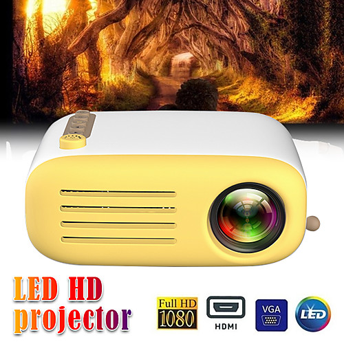 

YG200 USB HDMI AV SD Mini Portable HD LED LCD Projector Beamer Home Media Movie Player Support 1080P AV USB SD Card 320 x 240 HDMI / USB / AV / CVBS for Home School Office