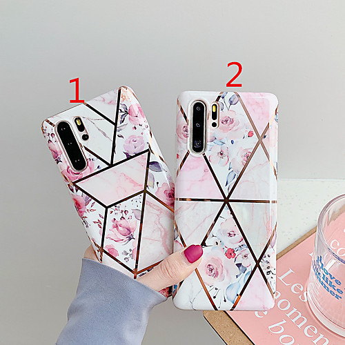 

Case for Huawei Scene P30 P30 Lite P30 Pro Mate 30 Mate 30 ProStitching retro flower pattern electroplated diamond TPU material IMD process all-inclusive mobile phone case