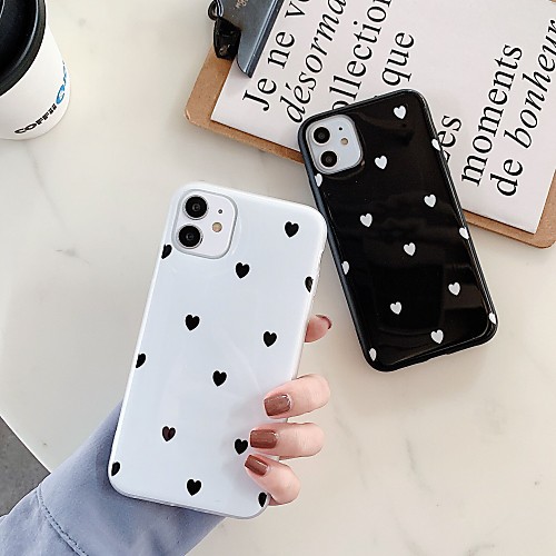 

Phone Case For Apple Back Cover iPhone 12 Pro Max 11 SE 2020 X XR XS Max 8 7 Shockproof IMD Heart TPU