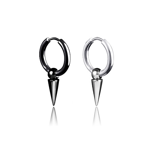 

Women's Men's Earrings Classic Mini Earrings Jewelry Silver / White / Black For Christmas Party Anniversary Carnival Festival 1pc