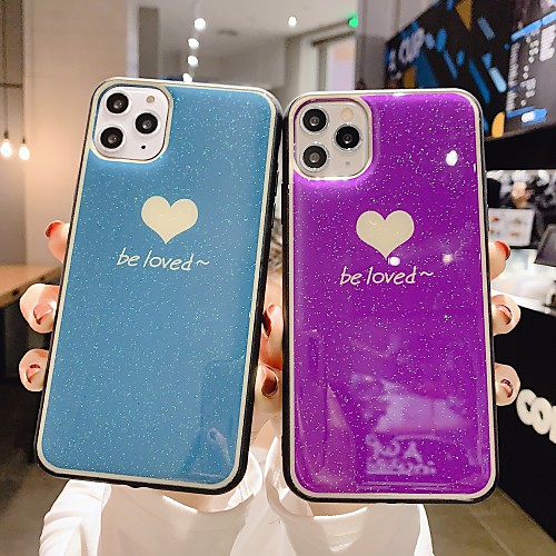 

Case For Apple iPhone 11 / iPhone 11 Pro / iPhone 11 Pro Max Ultra-thin / Pattern Back Cover Word / Phrase / Solid Colored TPU