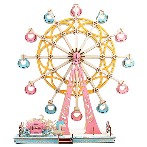 

Ferris Wheel 3D Puzzle Wooden Puzzle Metal Puzzle Model Building Kit Wooden Model Metal Kid's Adults' Toy Gift