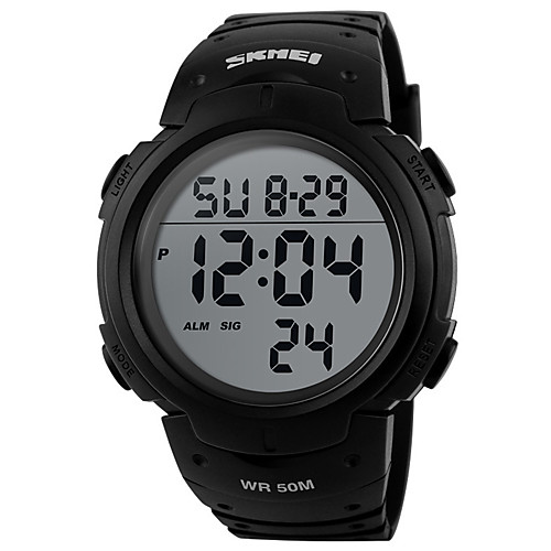 

Men's Sport Watch Japanese Digital Black / Green 50 m Water Resistant / Waterproof Chronograph New Design Digital Outdoor New Arrival - Black Black / Blue Black / Gray Two Years Battery Life