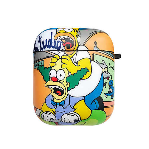 

Case For AirPods Shockproof / Dustproof / Frosted / Simpson Headphone Case Hard