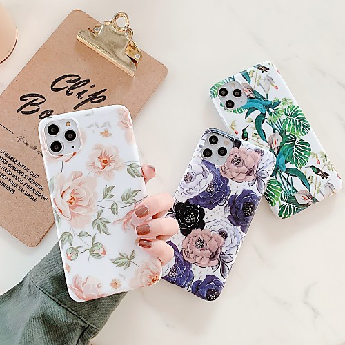 

Case For Apple iPhone 11 / iPhone 11 Pro / iPhone 11 Pro Max Shockproof / Ultra-thin / Frosted Back Cover Flower PC