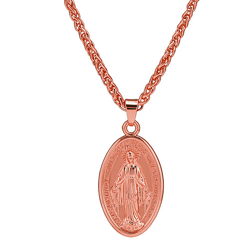 

Men's Women's Pendant Necklace Long Necklace Classic Precious Unique Design Fashion Copper Silver Plated Rose Gold Plated Rose Gold Silver 75 cm Necklace Jewelry 1pc For Street Daily Work