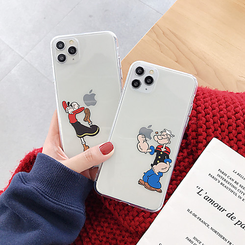 

Case For Apple iPhone 11 / iPhone 11 Pro / iPhone 11 Pro Max Shockproof Back Cover Transparent / Cartoon TPU