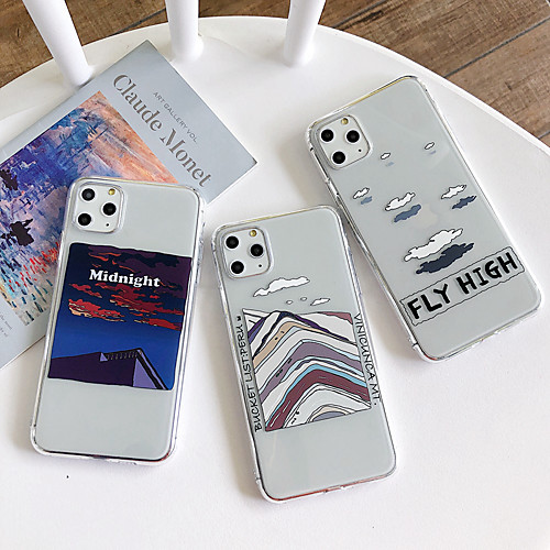 

Case For Apple iPhone 11 / iPhone 11 Pro / iPhone 11 Pro Max Shockproof Back Cover Transparent / Scenery TPU