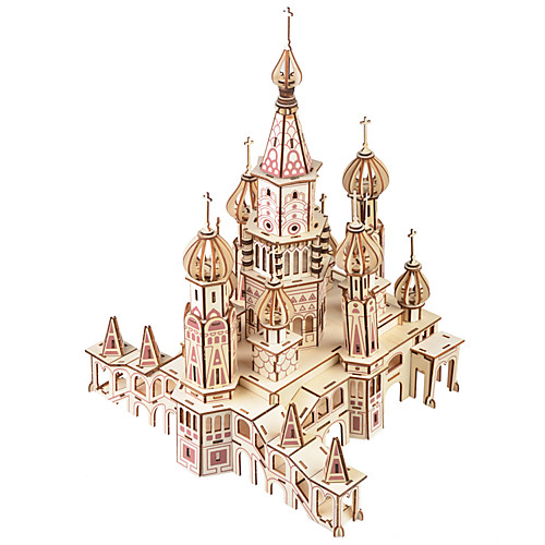 

3D Puzzle Paper Model Model Building Kit Famous buildings Church DIY Simulation Hard Card Paper Classic Kid's Unisex Boys' Toy Gift