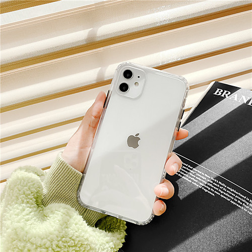 

Case For Apple iPhone 11 / iPhone 11 Pro / iPhone 11 Pro Max Transparent Back Cover Transparent TPU X XS XSmax XR 7 7plus 8 8plus 6 6plus