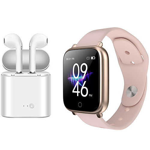 

Indear M9 Women Smart Bracelet Smartwatch Android iOS Bluetooth Waterproof with TWS Bluetooth Wireless Headphones Music Headphones