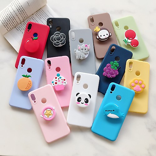

Case for Huawei scene map Huawei P30 P30 Lite P30 Pro P20 P20 Lite P20 Pro solid color matte thickened TPU material cartoon folding bracket all-inclusive mobile phone case Weihang