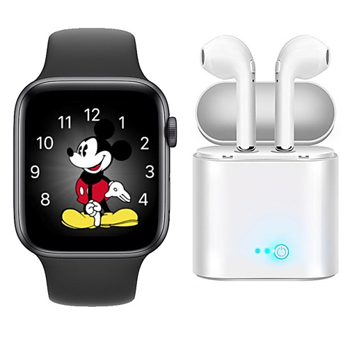 

H99 Smartwatch Bluetooth Fitness Tracker with Wireless Earphone Support Notify/ Heart Rate Monitor Compatible Apple/ Samsung/ Android Phones