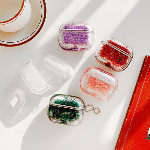 

Case For AirPods Pro Cute / Shockproof / Transparent Headphone Case Hard