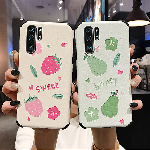 

Case for Huawei scene map Huawei P30 P30 Pro P20 P20 Pro Nova 6 Nova 6SE Fruit pattern Strong relief Silk pattern Skin Thicken TPU Texture Four corners Anti-fall All-inclusive phone case