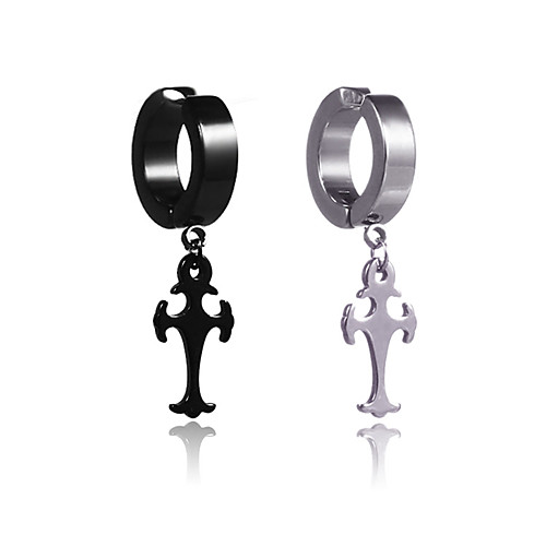 

Women's Men's Earrings Classic Mini Earrings Jewelry Black / Silver / Beige / White / Silver For Christmas Party Anniversary Carnival Festival 1pc