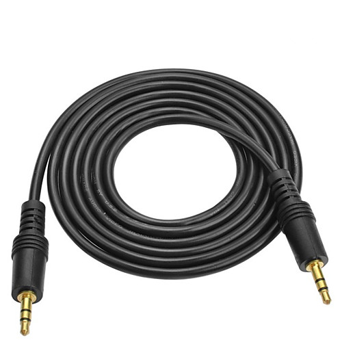 

Audio Cable Aux Jack 3.5 Stereo AUX 3.5mm Cables Vehicle Connecting Line Male to Male 3m Gold-plated