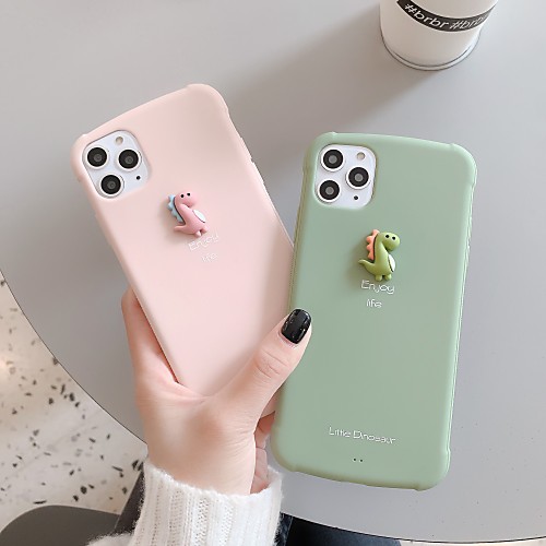 

Case For Apple iPhone 11 / iPhone 11 Pro / iPhone 11 Pro Max Shockproof Back Cover Solid Colored / Cartoon TPU