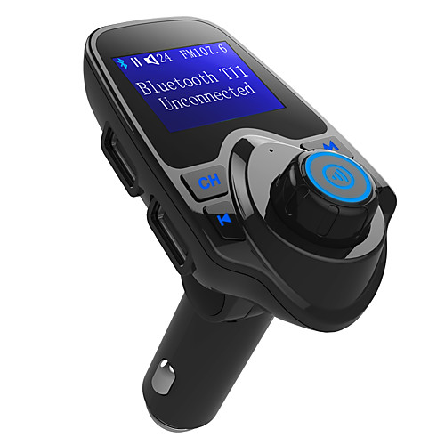 

Hot Sale Bluetooth FM Transmitter Support TF Card U Disk Car Charger