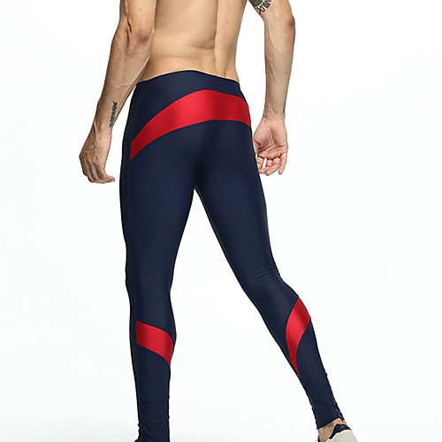 

TAUWELL Men's Running Tights Leggings Compression Pants Sports & Outdoor Leggings Fitness Gym Workout Running Jogging Quick Dry Breathable Soft Sport Black / Yellow BlueRed BlackWhite / Stretchy