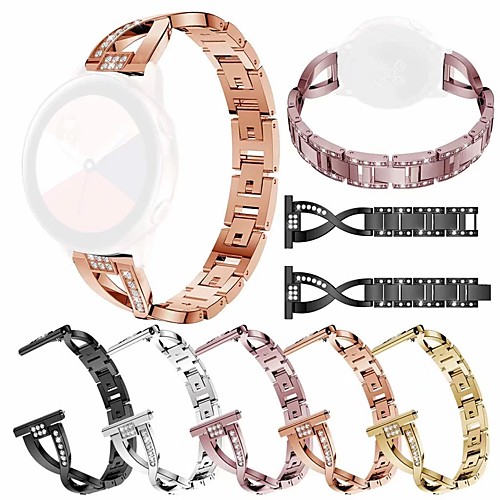 

Watch Band for Samsung Galaxy Watch Active / Samsung Galaxy Watch Active 2 Samsung Galaxy Jewelry Design Stainless Steel Wrist Strap
