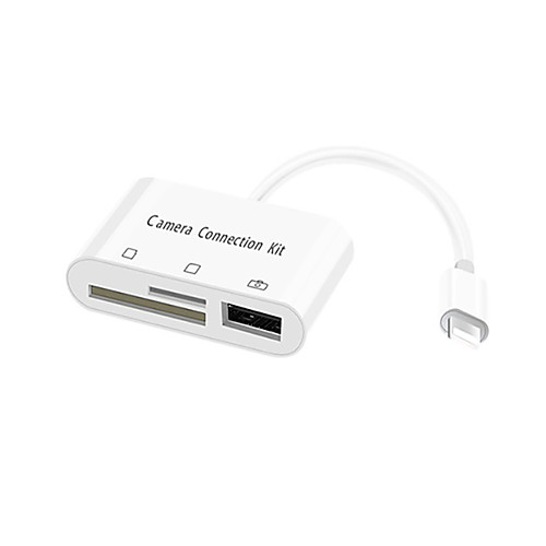 

LIFETONE 3 in 1 USB Card Reader for iPad Micro SD Camera DSLR Link Adapter for iPhone iPad Air mini