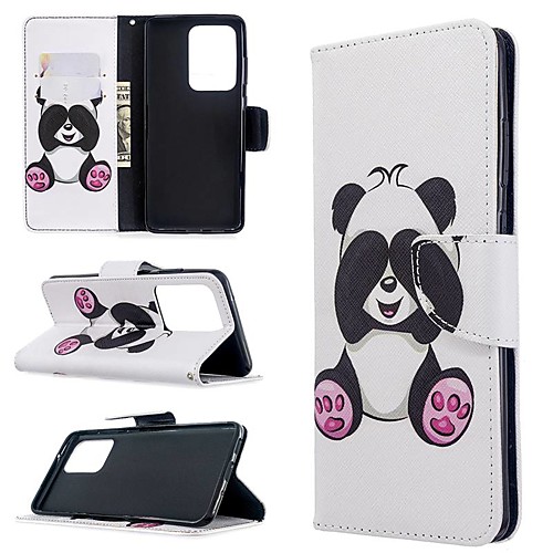 

Case For Samsung Galaxy S20 Ultra / S20 Plus / S10 Plus Wallet / Card Holder / with Stand Full Body Cases Panda PU Leather Case For Samsung S9 / S9 Plus / S8 Plus / S10E /S7 Edge