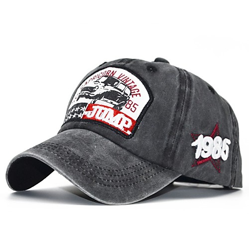 

Men's Baseball Cap Solid Colored Fabric Hat / Spring / Summer