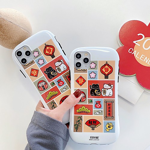 

Phone Case For Apple Back Cover iPhone 11 Pro Max SE 2020 X XR XS Max 8 7 6 Shockproof Cartoon TPU
