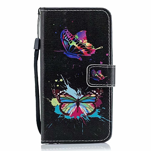 

Case For Xiaomi Xiaomi Mi 8 / Xiaomi Mi 8 SE / Xiaomi Mi 8 Lite Card Holder / with Stand / Flip Full Body Cases Butterfly / sky / Flower PU Leather