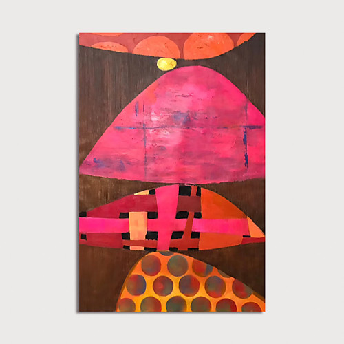 

Oil Painting Hand Painted Vertical Abstract Modern Stretched Canvas