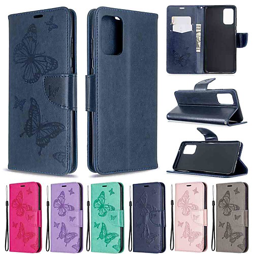 

Case For Samsung Galaxy S20 / S20 Plus / S0 Ultra Wallet / Card Holder / with Stand Full Body Cases Solid Colored PU Leather / TPU for A71 / A51 / A20s / A10s / A70 / A50 / A30S / Note 10 / J6 Plus