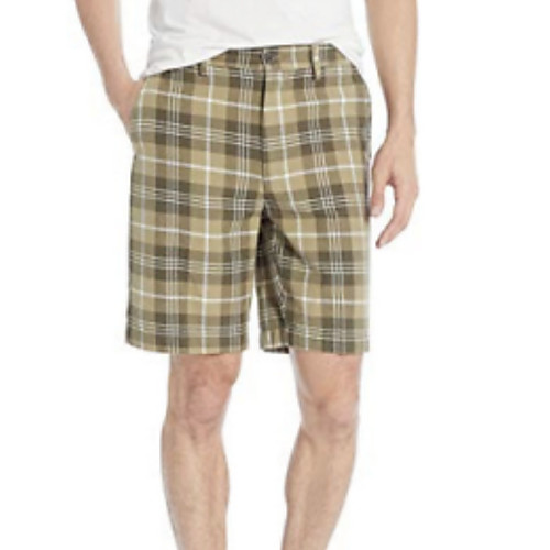 

Men's Streetwear Shorts Pants Plaid Yellow