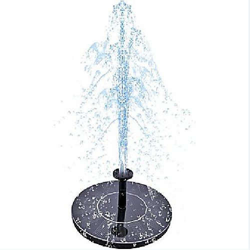 

Mini Solar Powered Fountain Garden Pool Pond Solar Panel Floating Fountain Garden Decoration Water Fountain