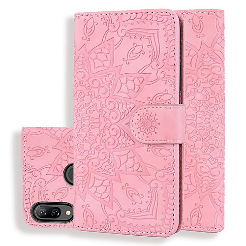

Case For Huawei Honor 8A /Honor 7X / Mate 10 lite Wallet /Card Holder / Embossed Full Body Cases Solid Colored / Flower PU Leather For Huawei Mate 20 Pro/Mate 20 Lite/Y6 Pro 2019/Y7 Prime 2019/Y9 2019