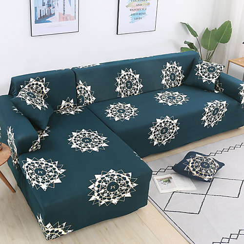 

Sofa Cover Geometric / Classic / Contemporary Yarn Dyed Polyester Slipcovers