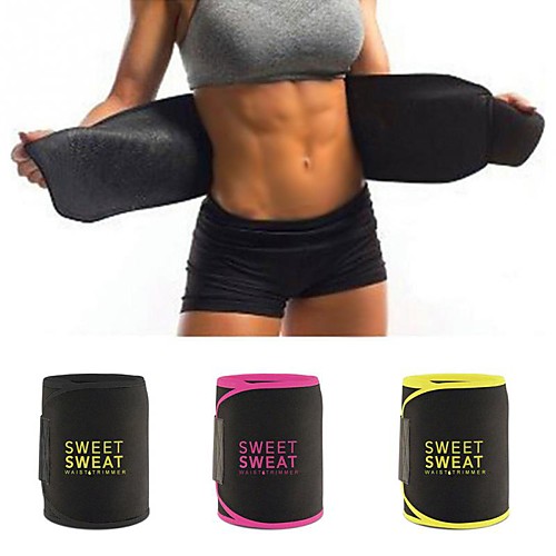 

Back Support / Lumbar Support Belt for Exercise & Fitness Running Muscle support Comfortable Safety Gear Accessories & Supplies Unisex NEOPRENE 1 set Outdoor Black Yellow Pink