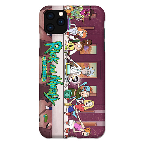 

Case For Apple iPhone 11 / iPhone 11 Pro / iPhone 11 Pro Max Shockproof / Dustproof / Rick and Morty Back Cover Cartoon TPU