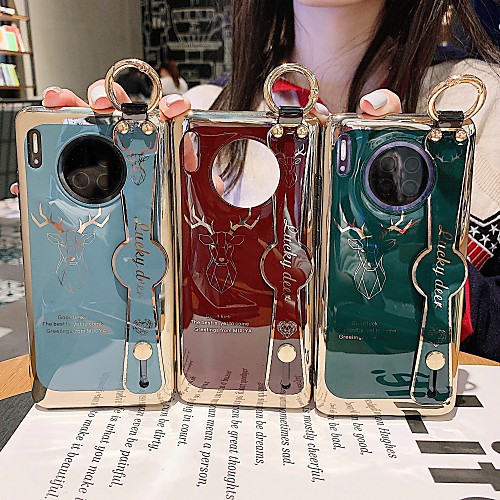 

Case For Huawei Huawei Nova 4 / Huawei P20 / Huawei P20 Pro Shockproof / Plating / Pattern Back Cover Solid Colored / Cartoon PC