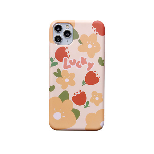 

Case With (HD)Tempered Glass Front Screen Protector For Apple iPhone 11 /11 Pro /11 Pro Max Dustproof / Frosted / Pattern Back Cover Flower TPU for iPhone 7/7P/ 6 /6p/XS/XR/XS MAX