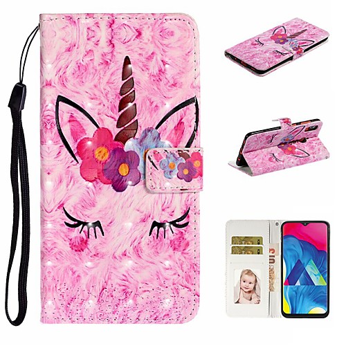 

Case For Samsung Galaxy A10/A30/A50 Wallet / Card Holder / with Stand Full Body Cases Animal PU Leather For Galaxy M10/A20/A40/A70/A80/A90/A20E