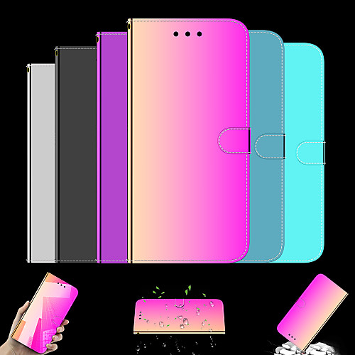 

Case For Samsung Galaxy S20 / S20 Plus / S20 Ultra Wallet / Card Holder / with Stand Solid Colored PU Leather / TPU for A10s / A20s / A50(2019) / A70(2019) / Note 10 Pro / A51 / A71