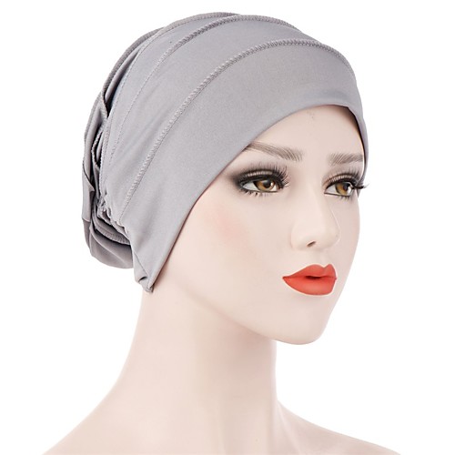 

Women's Work Basic Cute Nylon Lycra Floppy Hat-Solid Colored Spring Fall Purple Blue Red