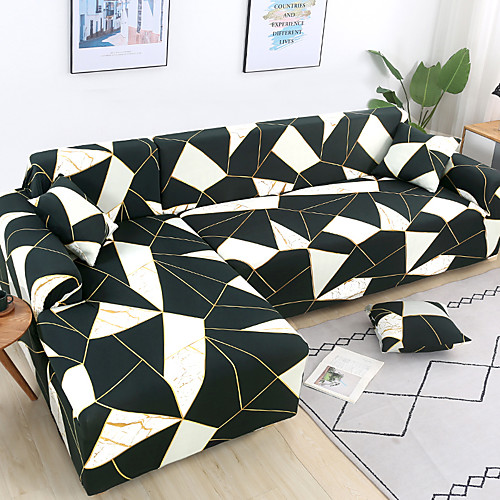 

Sofa Cover Geometric / Classic / Contemporary Yarn Dyed Polyester Slipcovers