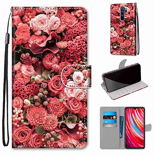 

Case For Xiaomi Redmi Note 8 Pro / Redmi Note 8 / Redmi Note 8T Wallet / Card Holder / with Stand Rose Garden PU Leather / TPU for Redmi Note 7 / Mi CC9 Pro / Redmi 8 / Redmi K30 / Redmi 8A