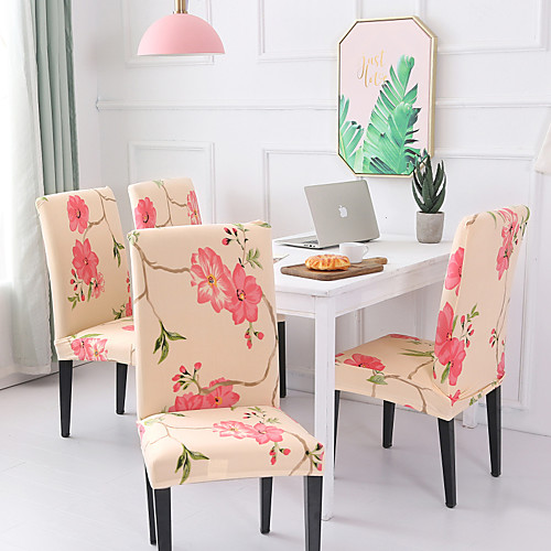 

Chair Cover Floral / Romantic / Contemporary Printed Polyester Slipcovers