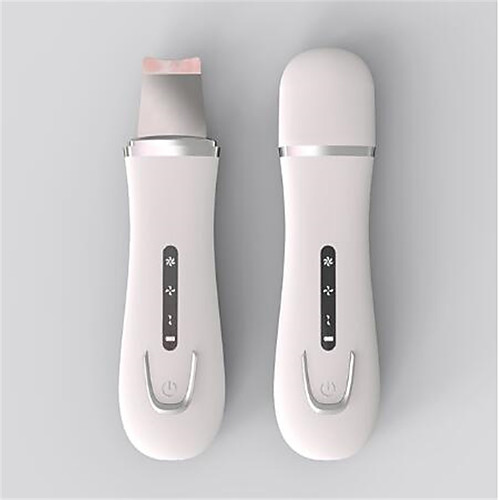 

Hot Ultrasonic Facial Skin Scrubber Electric Sonic Vibration Face Cleaner Dead Skin Blackhead Removal Shovel Comedone Extractor