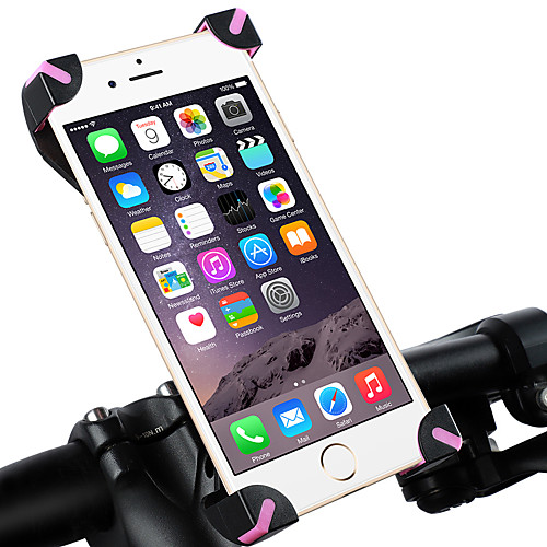 

Bike Phone Mount Anti-Slip Adjustable / Retractable Durable for Road Bike Mountain Bike MTB PVC(PolyVinyl Chloride) iPhone X iPhone XS iPhone XR Cycling Bicycle Black / Red Black