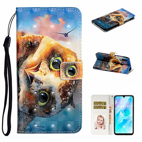 

Case For Huawei P20 Pro / Huawei P20 lite / Huawei P30 Wallet / Card Holder / with Stand Full Body Cases Animal PU Leather For Huawei P30 Lite/P30 Pro/P8 Lite 2017/P10 Lite